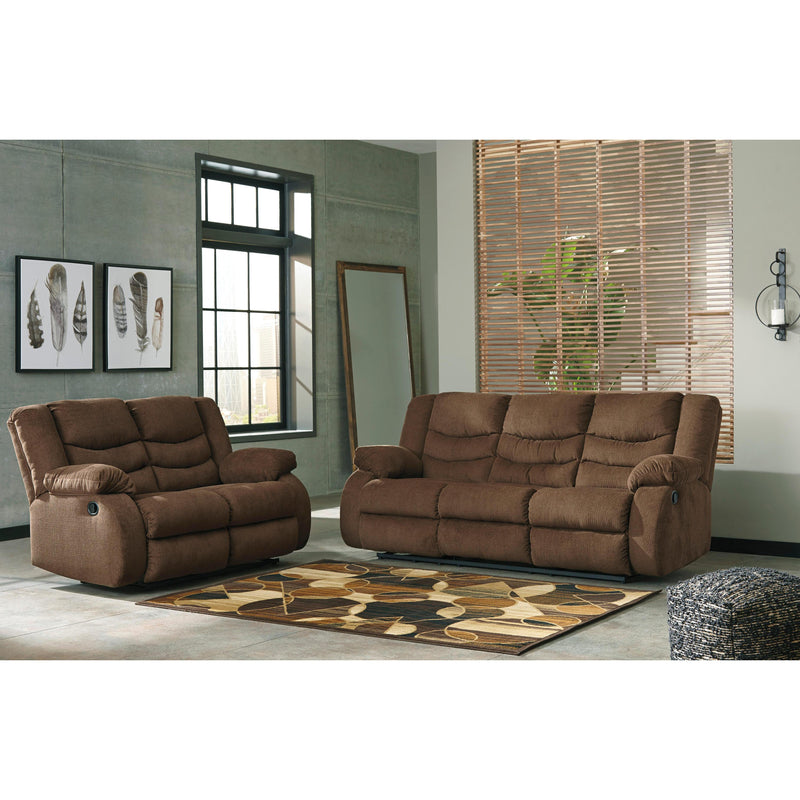 Signature Design by Ashley Tulen 98605U1 2 pc Reclining Living Room Set IMAGE 3