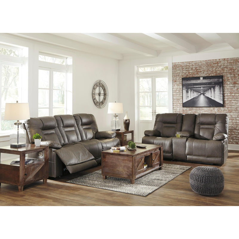 Signature Design by Ashley Wurstrow U54602U1 2 pc Power Reclining Living Room Set IMAGE 1