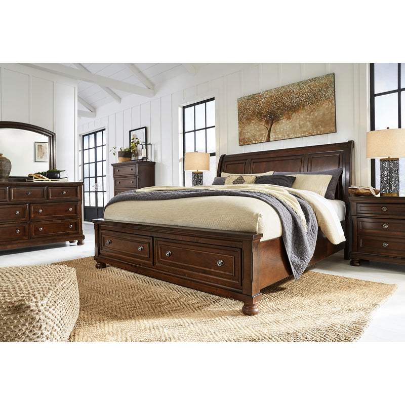 Millennium Porter B697B23 8 pc Queen Storage Sleigh Bedroom Set IMAGE 1