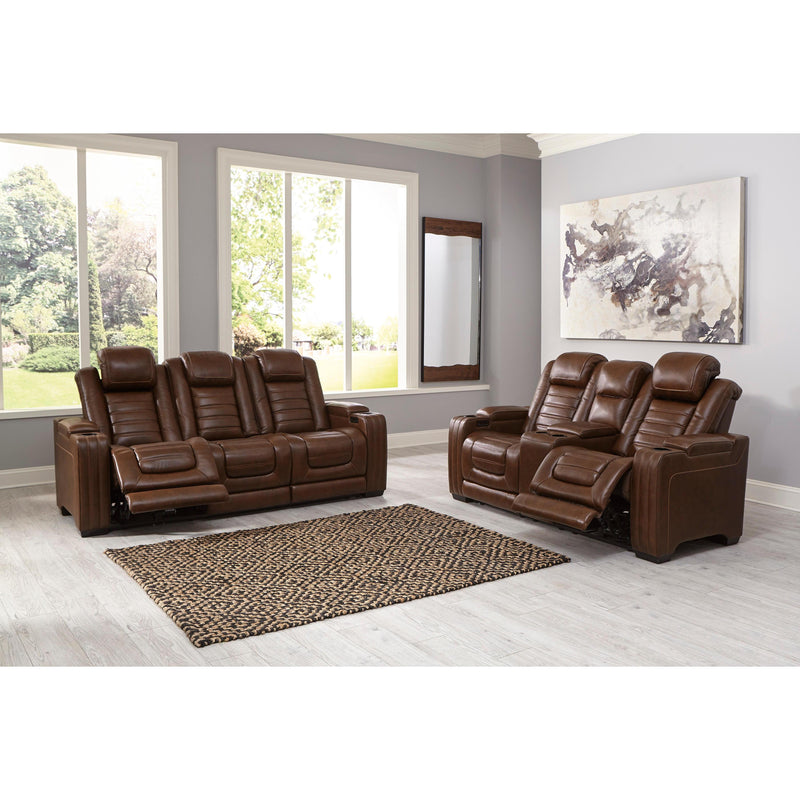 Signature Design by Ashley Backtrack U28004U1 2 pc Power Reclining Living Room Set IMAGE 2