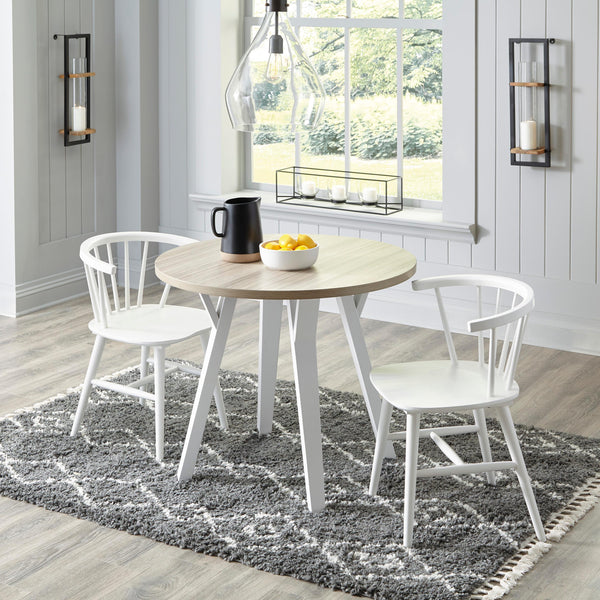 Signature Design by Ashley Grannen D407D3 3 pc Dining Set IMAGE 1