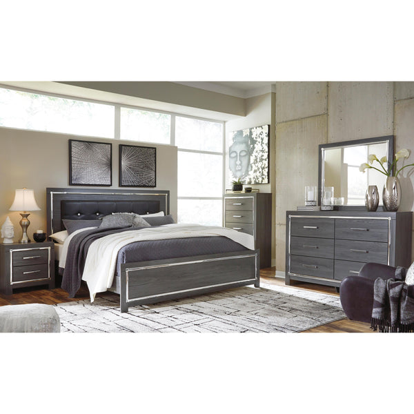 Signature Design by Ashley Lodanna B214 6 pc King Panel Bedroom Set IMAGE 1