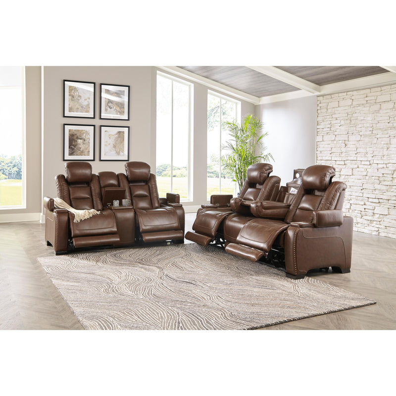 Signature Design by Ashley The Man-Den U85306U1 2 pc Power Reclining Living Room Set IMAGE 4