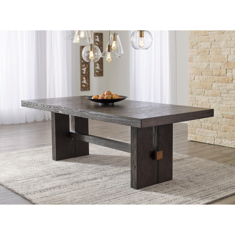 Signature Design by Ashley Burkhaus D984 7 pc Dining Set IMAGE 2