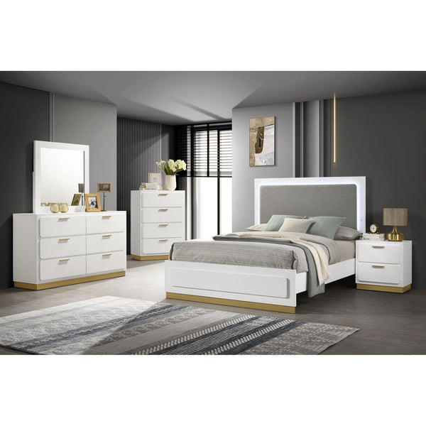 Coaster Furniture Caraway 224771KW-S5 7 pc California King Panel Bedroom Set IMAGE 1