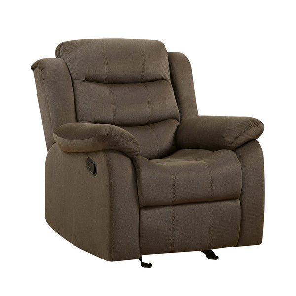 Coaster Furniture Rodman Glider Fabric Recliner 601883 IMAGE 1