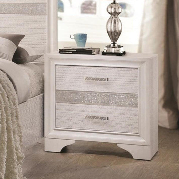 Coaster Furniture Miranda 2-Drawer Nightstand 205112 IMAGE 1