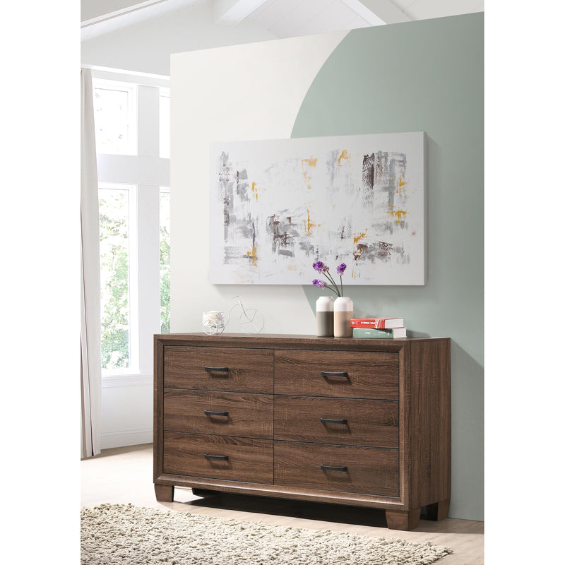 Coaster Furniture Brandon 6-Drawer Dresser 205323 IMAGE 7