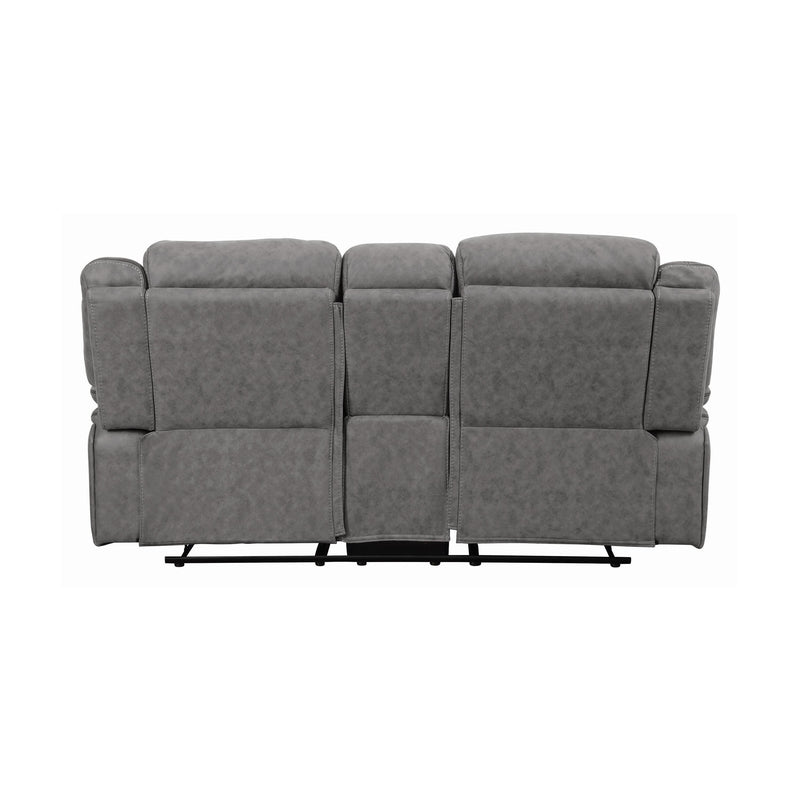 Coaster Furniture Higgins Reclining Leatherette Loveseat 602262 IMAGE 4