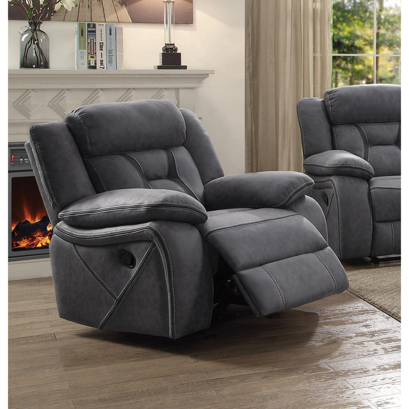 Coaster Furniture Higgins Glider Leatherette Recliner 602263 IMAGE 7