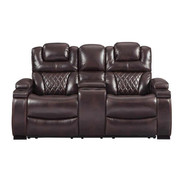 Signature Design by Ashley Warnerton Power Reclining Fabric Loveseat 7540718 IMAGE 1