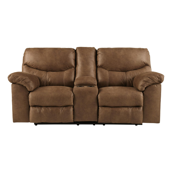 Signature Design by Ashley Boxberg Reclining Leather Look Loveseat 3380294 IMAGE 1