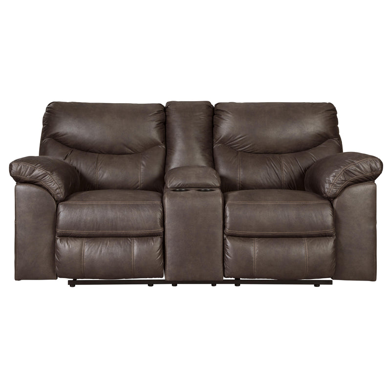 Signature Design by Ashley Boxberg Reclining Leather Look Loveseat 3380394 IMAGE 1