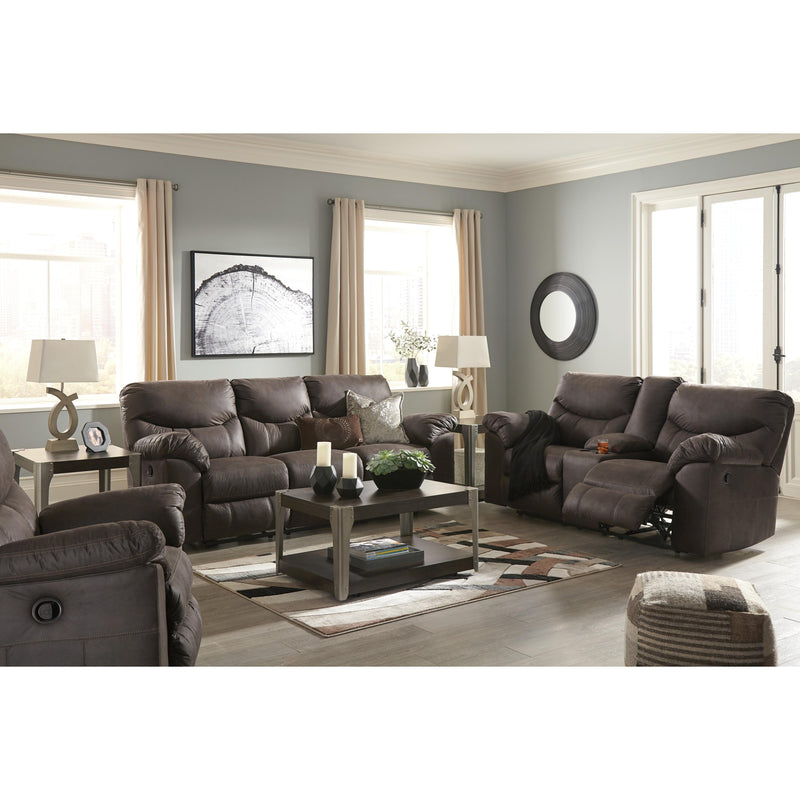 Signature Design by Ashley Boxberg Reclining Leather Look Loveseat 3380394 IMAGE 9