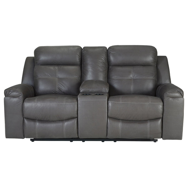 Signature Design by Ashley Jesolo Reclining Fabric Loveseat 8670594 IMAGE 1