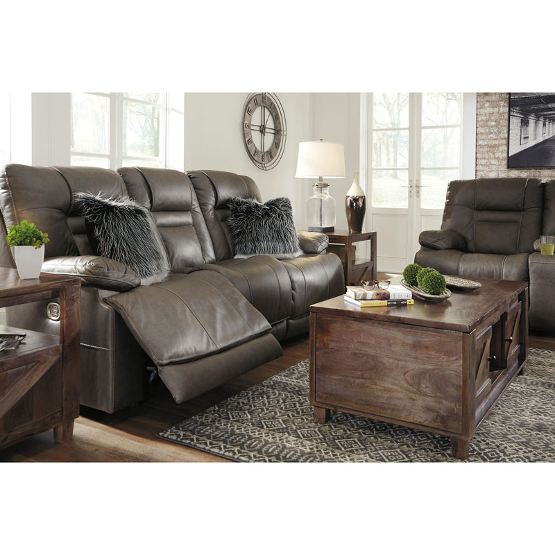 Signature Design by Ashley Wurstrow Power Reclining Leather Match Sofa U5460215 IMAGE 11