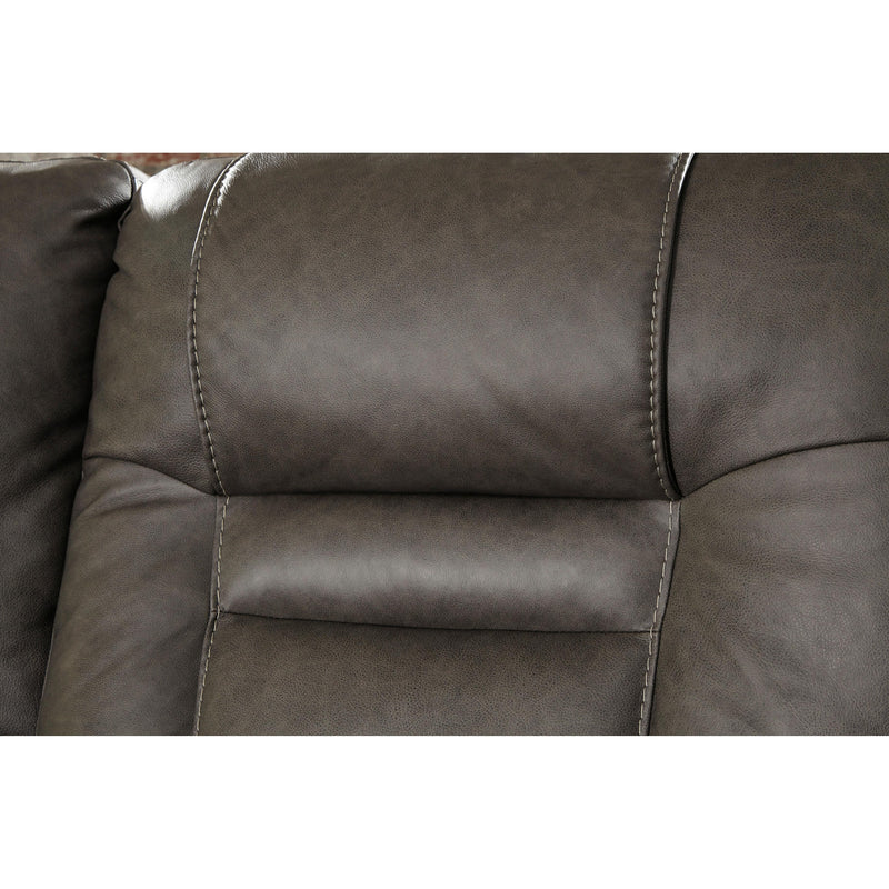 Signature Design by Ashley Wurstrow Power Reclining Leather Match Loveseat U5460218 IMAGE 8