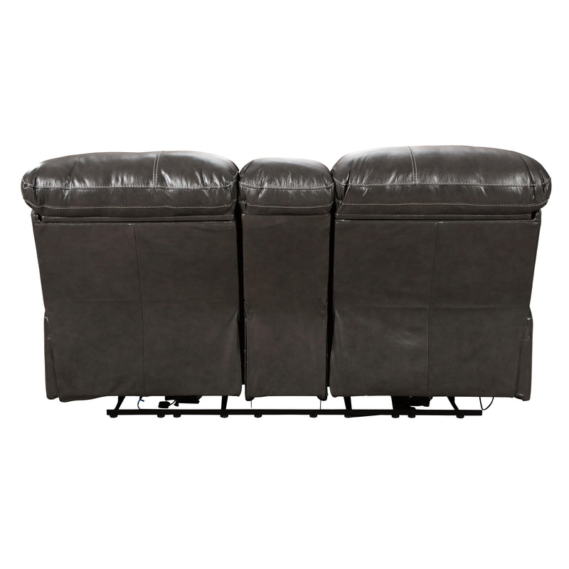 Signature Design by Ashley Hallstrung Power Reclining Leather Match Loveseat U5240318 IMAGE 5