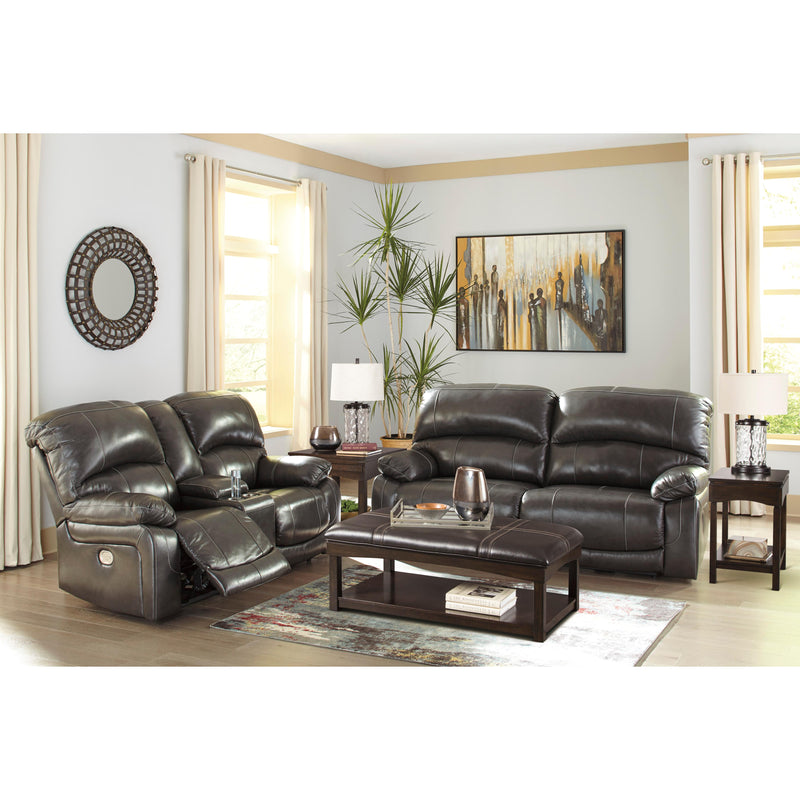 Signature Design by Ashley Hallstrung Power Reclining Leather Match Sofa U5240347 IMAGE 13