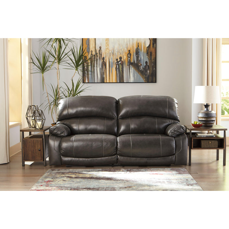 Signature Design by Ashley Hallstrung Power Reclining Leather Match Sofa U5240347 IMAGE 6