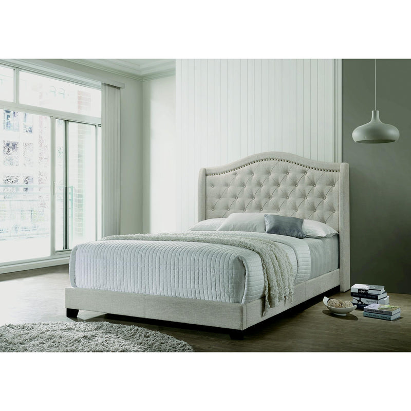 Coaster Furniture Sonoma Queen Upholstered Platform Bed 310073Q IMAGE 4