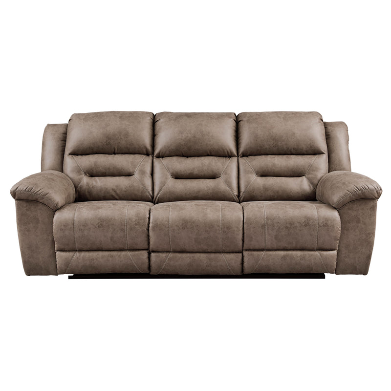 Signature Design by Ashley Stoneland Power Reclining Leather Look Sofa 3990587 IMAGE 1