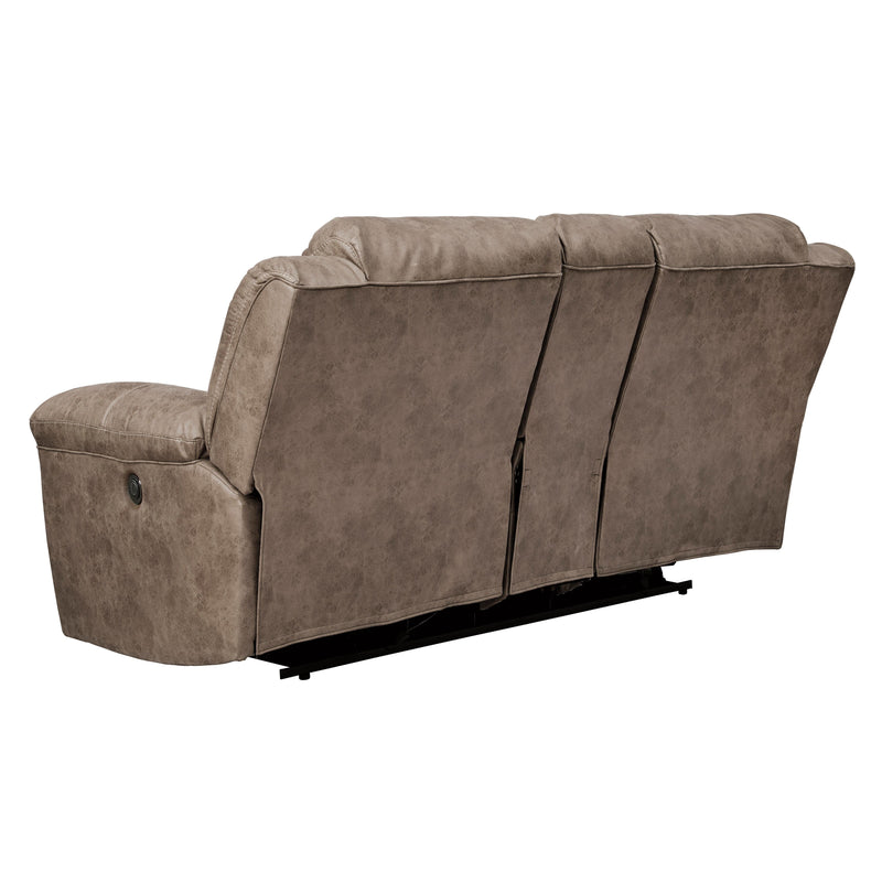 Signature Design by Ashley Stoneland Reclining Leather Look Loveseat 3990594 IMAGE 3