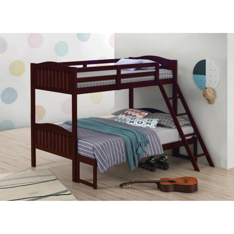 Coaster Furniture Littletown 405054BRN Twin over Full Bunk Bed IMAGE 4