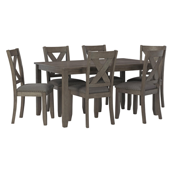 Signature Design by Ashley Caitbrook 7 pc Dinette D388-425 IMAGE 1