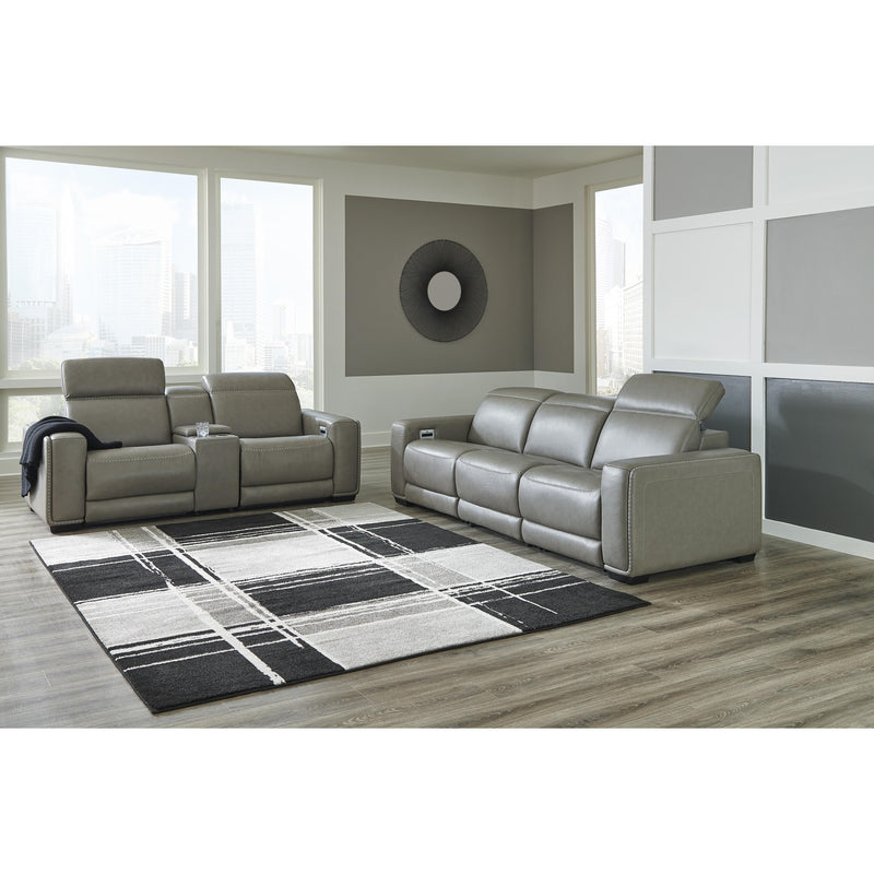 Signature Design by Ashley Correze Power Reclining Leather Match 3 pc Sectional U9420258/U9420257/U9420262 IMAGE 9