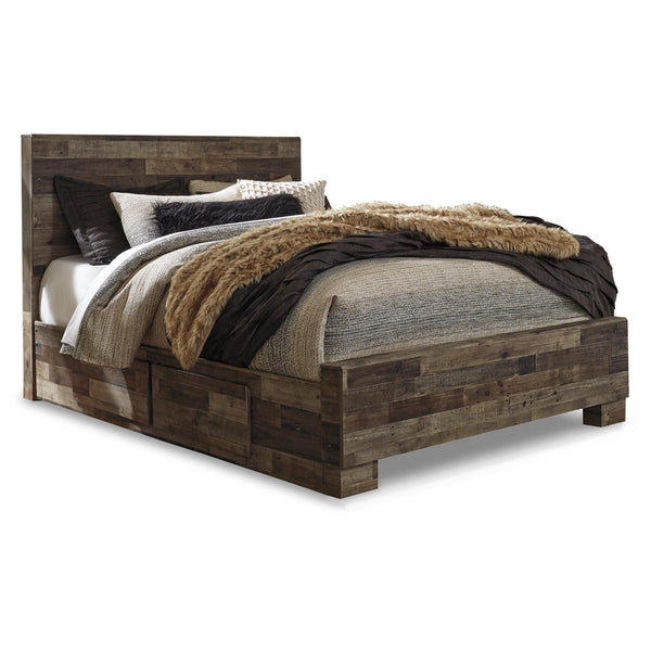 Benchcraft Derekson Queen Panel Bed with Storage B200-57/B200-54/B200-60/B200-95/B100-13 IMAGE 1