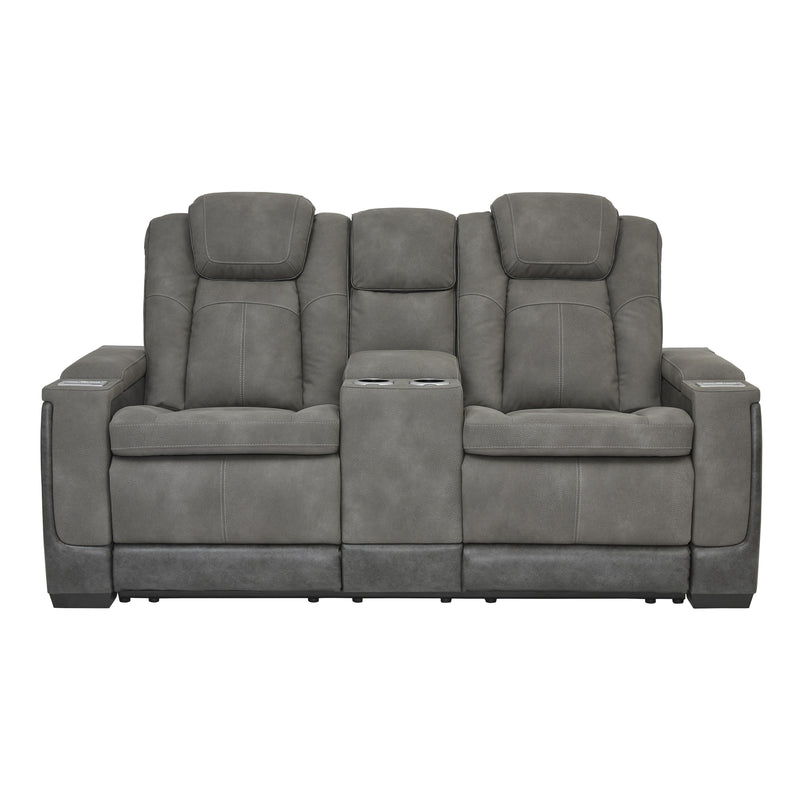 Signature Design by Ashley Next-Gen DuraPella Power Reclining Leather Look Loveseat 2200418 IMAGE 2