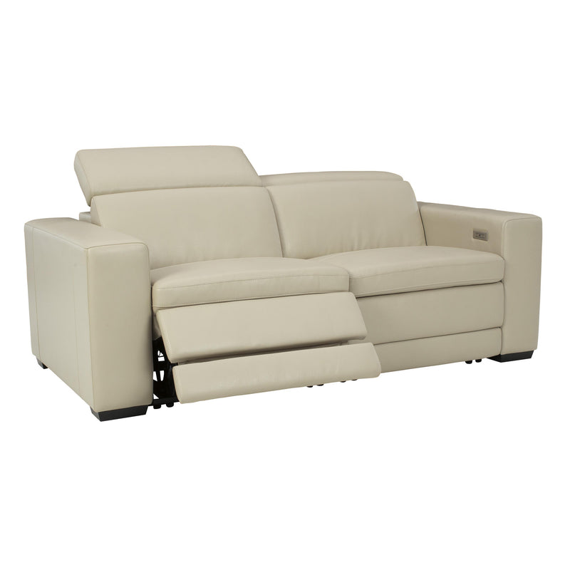 Signature Design by Ashley Texline Power Reclining Leather Match Loveseat U5960422/U5960421/U5960423 IMAGE 2