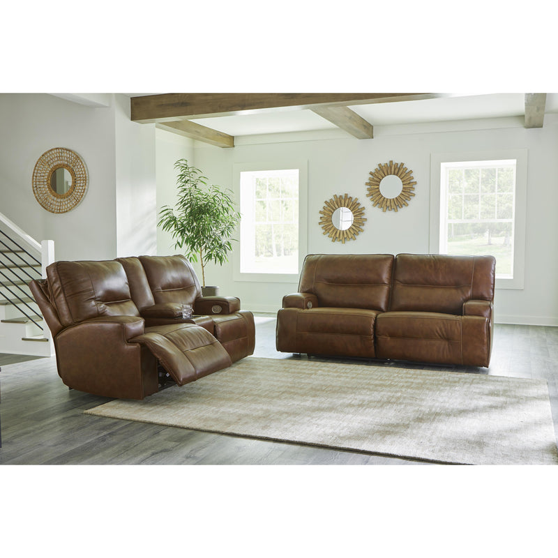 Signature Design by Ashley Francesca Power Reclining Leather Match Sofa U2570547 IMAGE 8