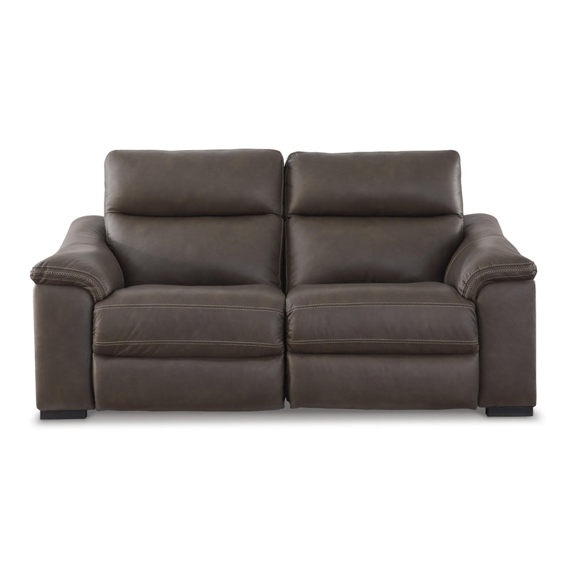 Signature Design by Ashley Salvatore Power Reclining Leather Loveseat U2630158/U2630162 IMAGE 1