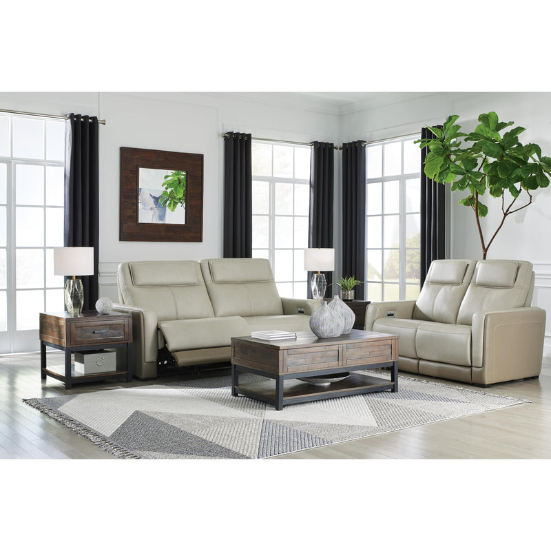 Signature Design by Ashley Battleville Power Reclining Leather Match Loveseat U3070514 IMAGE 10