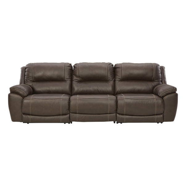 Signature Design by Ashley Dunleith Power Reclining Leather Match 3 pc Sectional U7160458/U7160446/U7160462 IMAGE 1