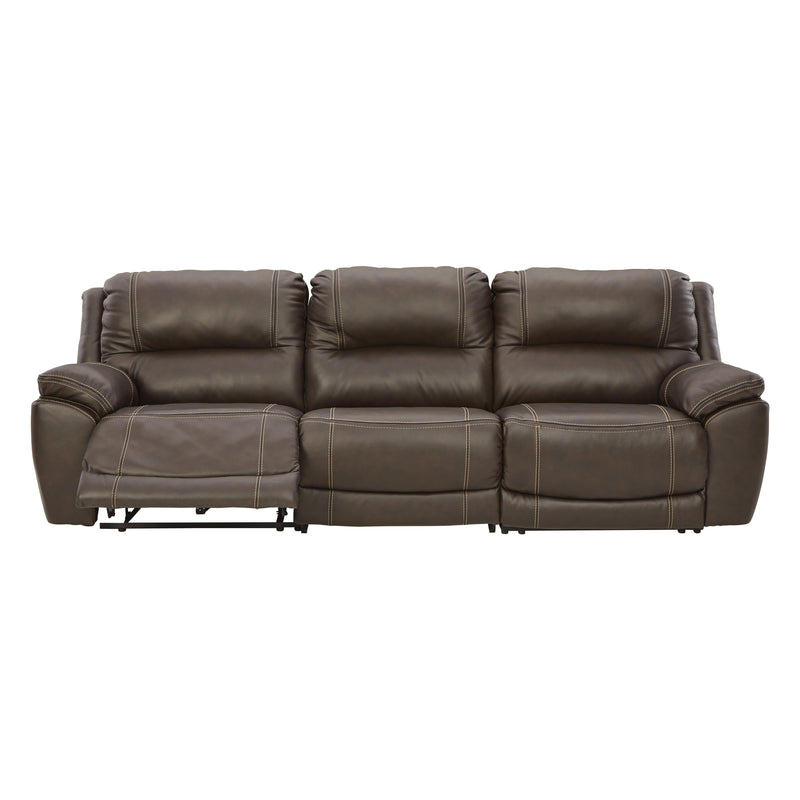 Signature Design by Ashley Dunleith Power Reclining Leather Match 3 pc Sectional U7160458/U7160446/U7160462 IMAGE 2