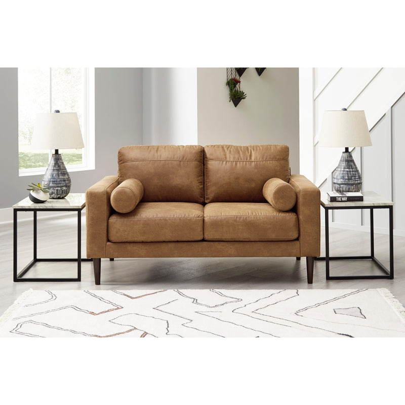 Signature Design by Ashley Telora Stationary Leather Look Loveseat 4100235 IMAGE 5