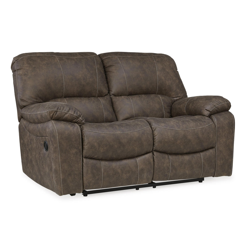 Signature Design by Ashley Kilmartin Reclining Leather Look Loveseat 4240486 IMAGE 1