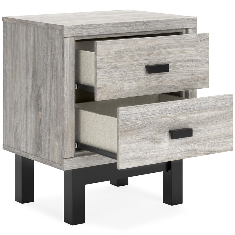 Signature Design by Ashley Vessalli 2-Drawer Nightstand B1036-92 IMAGE 2