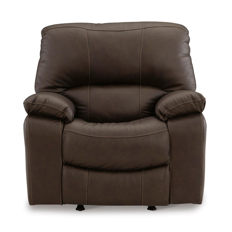 Signature Design by Ashley Leesworth Power Rocker Leather Match Recliner U4380898 IMAGE 3