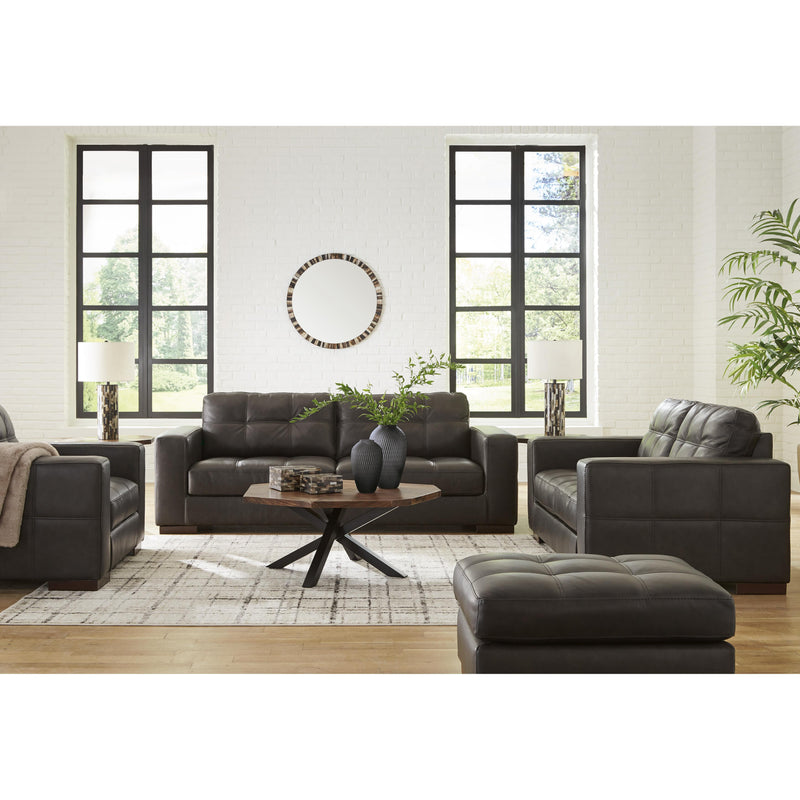 Signature Design by Ashley Luigi Stationary Leather Match Loveseat 5650635 IMAGE 11