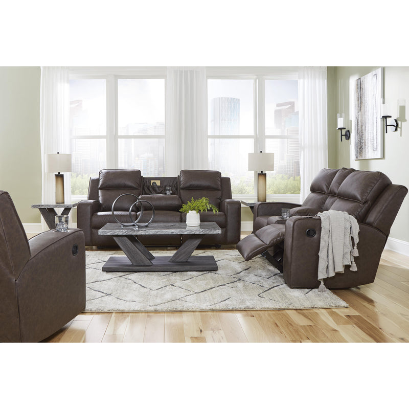 Signature Design by Ashley Lavenhorne Rocker Leather Look Recliner 6330625 IMAGE 13