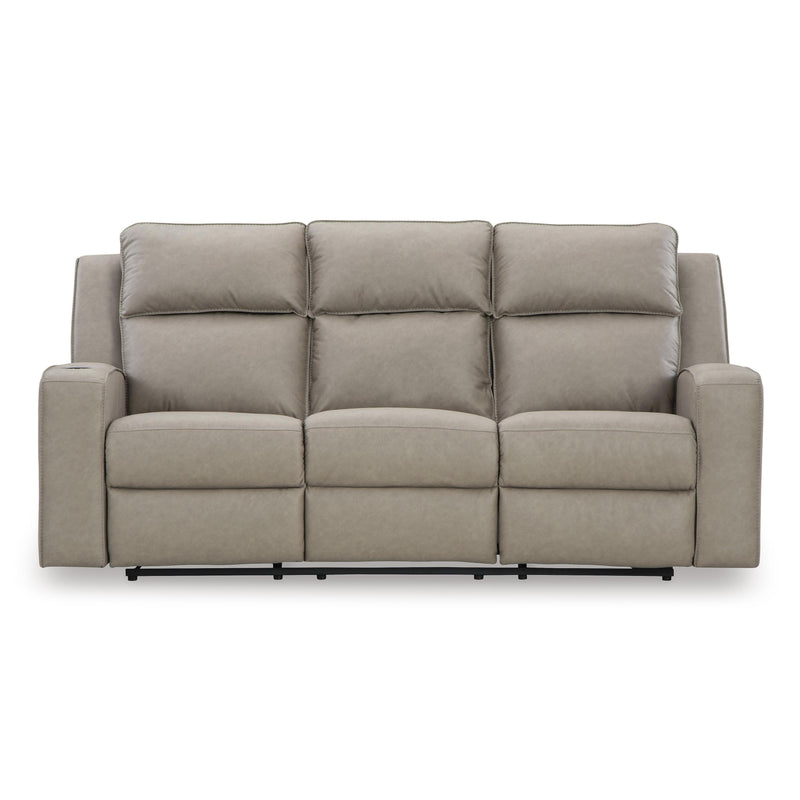 Signature Design by Ashley Lavenhorne Reclining Leather Look Sofa 6330789 IMAGE 3