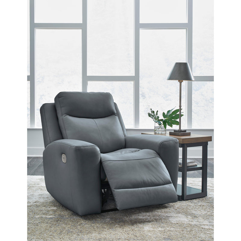 Signature Design by Ashley Mindanao Power Leather Match Recliner U5950413 IMAGE 7