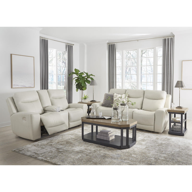 Signature Design by Ashley Mindanao Power Reclining Leather Match Sofa U5950515 IMAGE 10