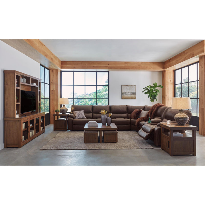 Signature Design by Ashley Family Circle Power Reclining Leather Look 4 pc Sectional U8290263/U8290246/U8290277/U8290290 IMAGE 6