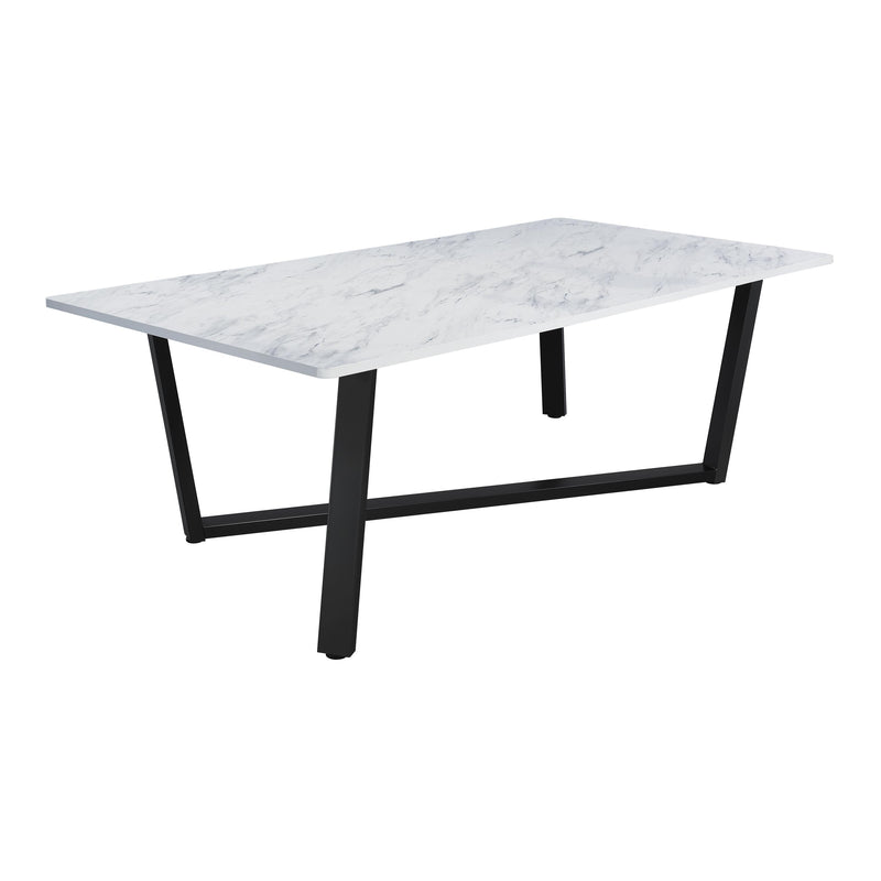 Coaster Furniture Mayer Dining Table with Faux Marble Top 193781 IMAGE 5