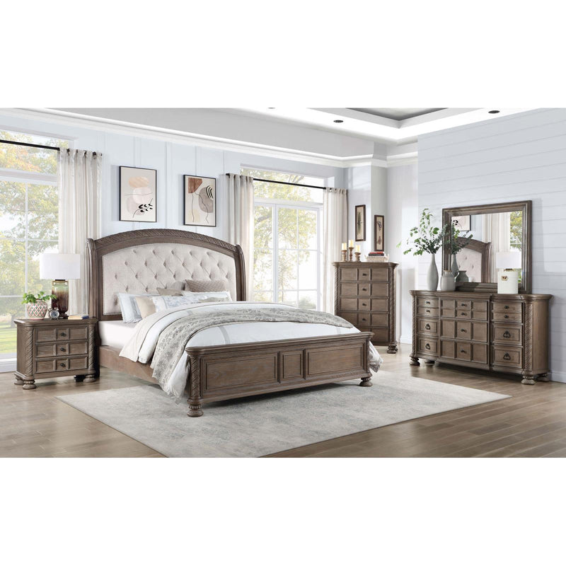 Coaster Furniture California King Upholstered Panel Bed 224441KW IMAGE 2